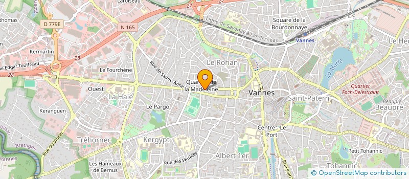 localisation de l'entreprise MADAME CHRISTINE LAZENNEC-TESSIEIRES à VANNES