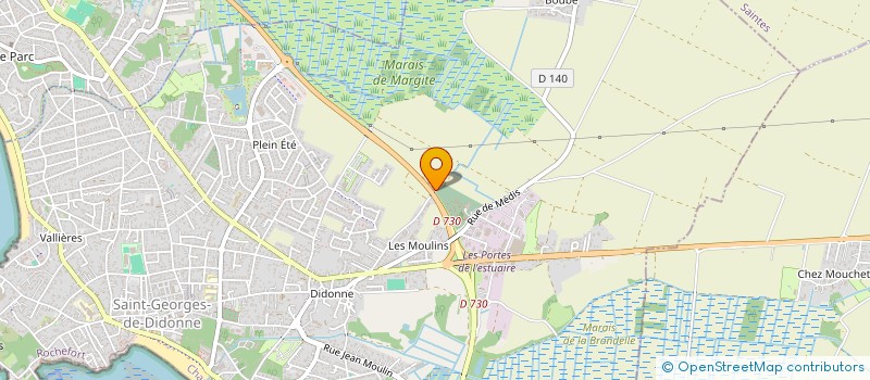 localisation de l'entreprise MADAME CHRISTINE LE BELLER à SAINT-GEORGES-DE-DIDONNE