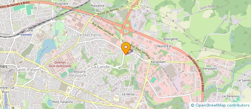 localisation de l'entreprise MADAME CHRISTINE LE FORMAL  VANNES