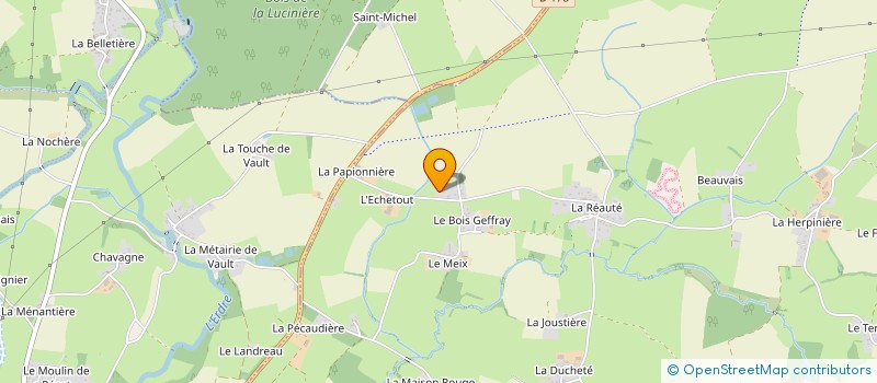 localisation de l'entreprise MADAME CHRISTINE LE FUR  LES TOUCHES