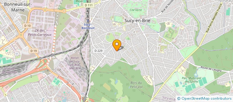 localisation de l'entreprise MADAME CHRISTINE LE-GARLANTEZEC  SUCY-EN-BRIE