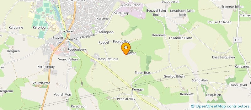 localisation de l'entreprise MADAME CHRISTINE LE GOFF  PLABENNEC