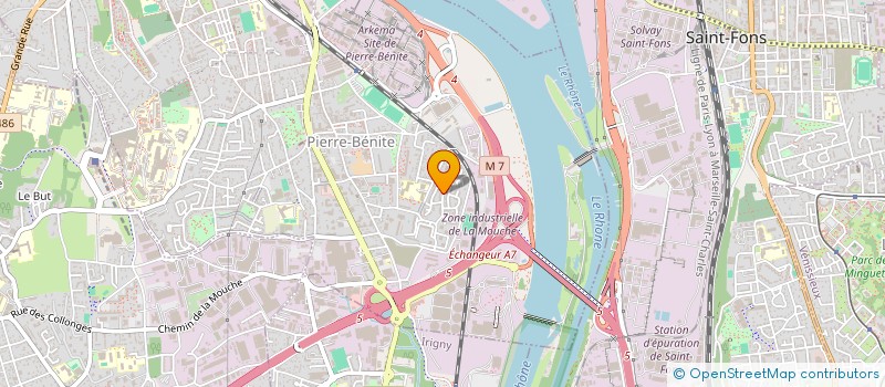 localisation de l'entreprise MADAME CHRISTINE LE HEN  OULLINS-PIERRE-BENITE