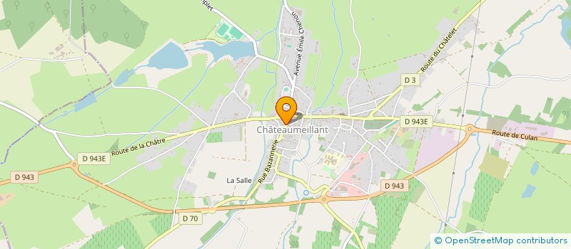 localisation de l'entreprise MADAME CHRISTINE LE NAGARD  CHATEAUMEILLANT