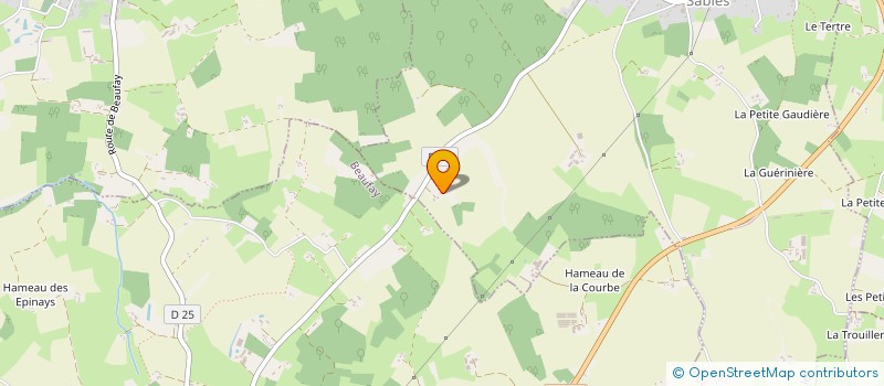 localisation de l'entreprise MADAME CHRISTINE LE NY  BRIOSNE LES SABLES