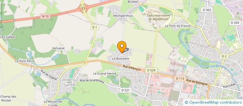 localisation de l'entreprise MADAME CHRISTINE LE TORREC à CONDE-SUR-SARTHE