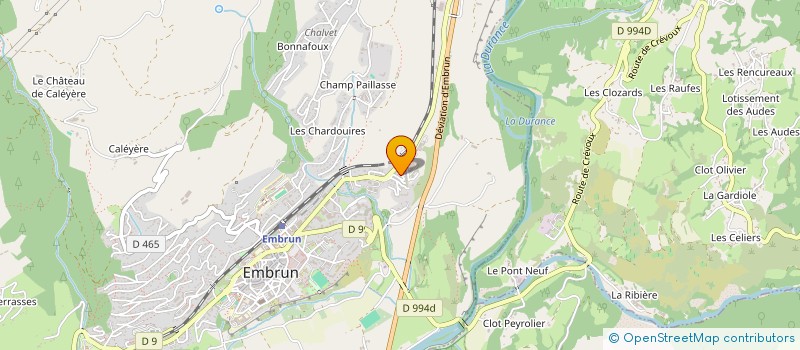 localisation de l'entreprise MADAME CHRISTINE LEAUTEY à EMBRUN