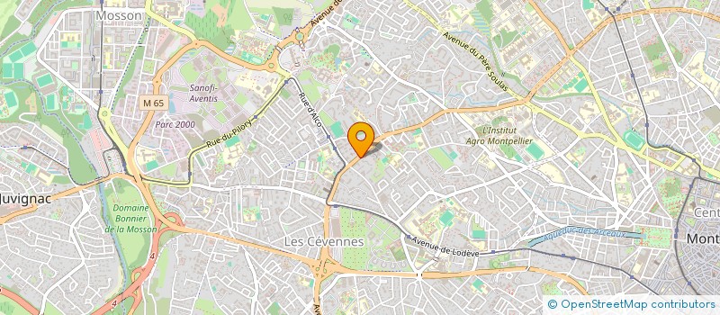 localisation de l'entreprise MADAME CHRISTINE LEBEURRE à MONTPELLIER