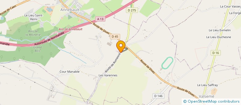 localisation de l'entreprise MADAME CHRISTINE LEBLANC  VALSEME