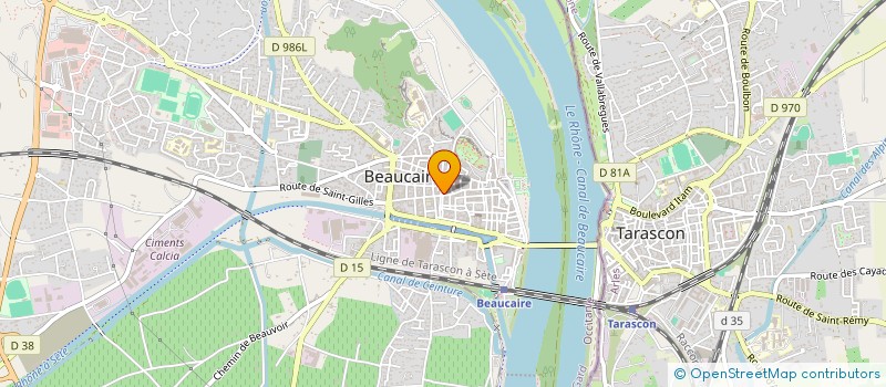 localisation de l'entreprise MADAME CHRISTINE LEBLANC  VALLABREGUES