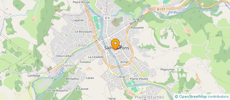 localisation de l'entreprise MADAME CHRISTINE LEBORGNE à SAINT-GIRONS