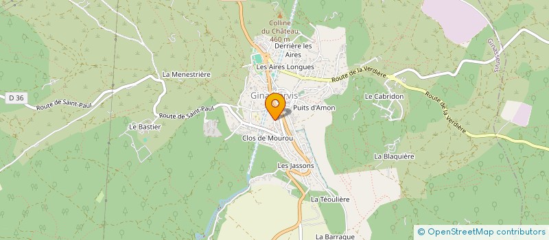 localisation de l'entreprise MADAME CHRISTINE LEBOUVIER à GINASSERVIS