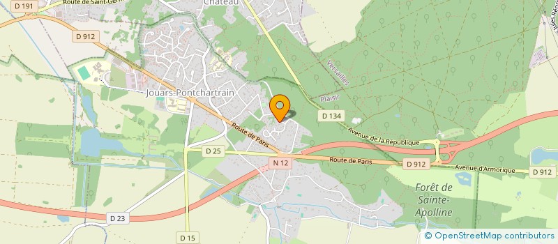 localisation de l'entreprise MADAME CHRISTINE LEBRUN  NEAUPHLE-LE-CHATEAU