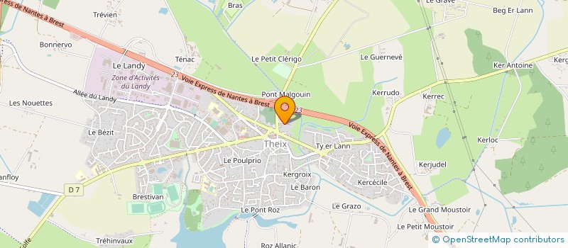 localisation de l'entreprise MADAME CHRISTINE LEBRUN à THEIX-NOYALO