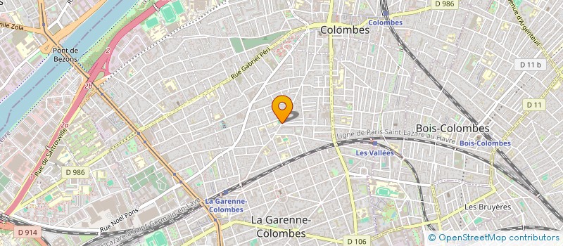 localisation de l'entreprise MADAME CHRISTINE LECHAPPELLAIN à COLOMBES