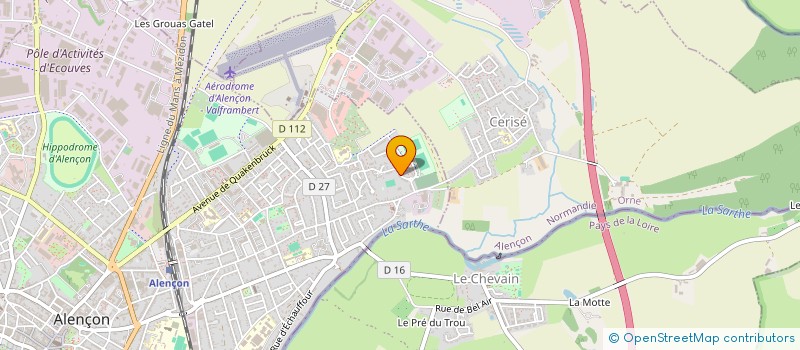 localisation de l'entreprise MADAME CHRISTINE LECHEVALIER à ALENCON