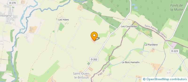 localisation de l'entreprise MADAME CHRISTINE LEDONNE à SAINT-OUEN-LE-BRISOULT
