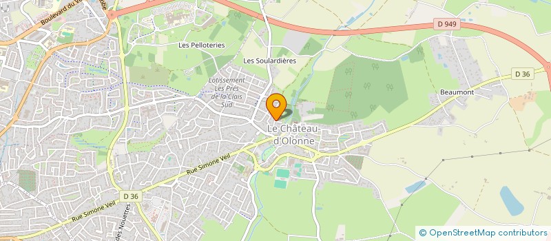 localisation de l'entreprise MADAME CHRISTINE LEDUC à LES SABLES-D'OLONNE