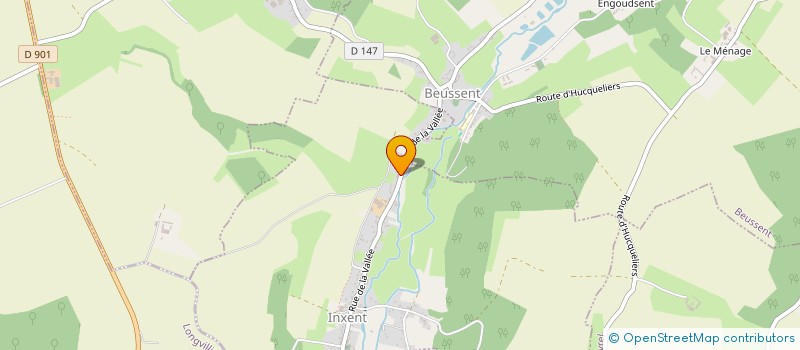 localisation de l'entreprise MADAME CHRISTINE LEFEBVRE  INXENT