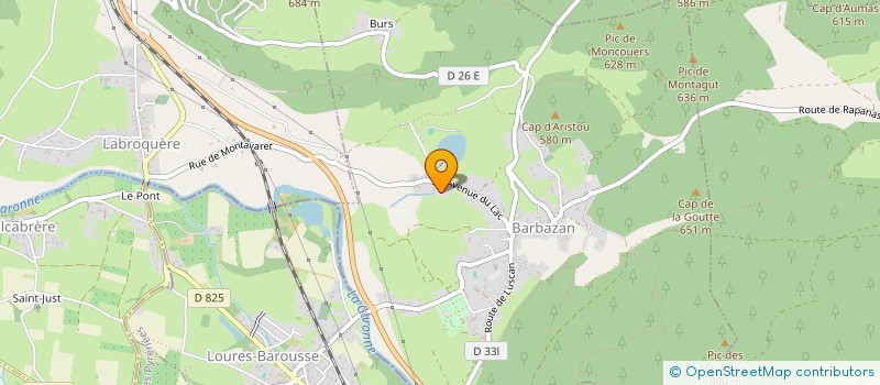 localisation de l'entreprise MADAME CHRISTINE LEFEBVRE  BARBAZAN