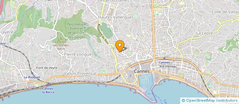 localisation de l'entreprise MADAME CHRISTINE LEFEBVRE-LAUTIER à CANNES