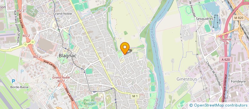 localisation de l'entreprise MADAME CHRISTINE LEFEVRE  BLAGNAC