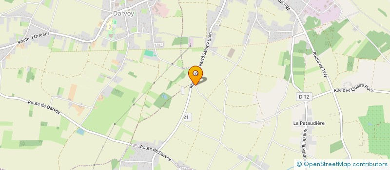 localisation de l'entreprise MADAME CHRISTINE LEFEVRE  JARGEAU