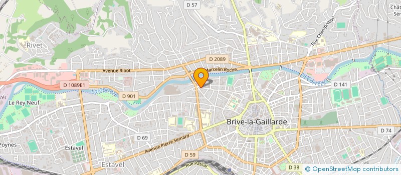 localisation de l'entreprise MADAME CHRISTINE LEFEVRE à BRIVE-LA-GAILLARDE