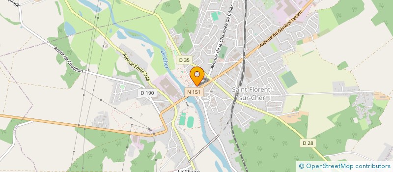 localisation de l'entreprise MADAME CHRISTINE LEFRANC  CIVRAY