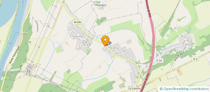 localisation de l'entreprise MADAME CHRISTINE LEGAY  VANY