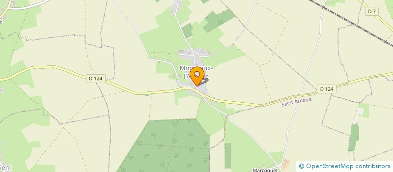 localisation de l'entreprise MADAME CHRISTINE LEGRAND  MONCEAUX-L'ABBAYE