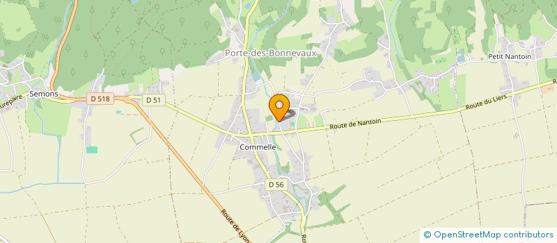 localisation de l'entreprise MADAME CHRISTINE LEGUTKO  PORTE-DES-BONNEVAUX