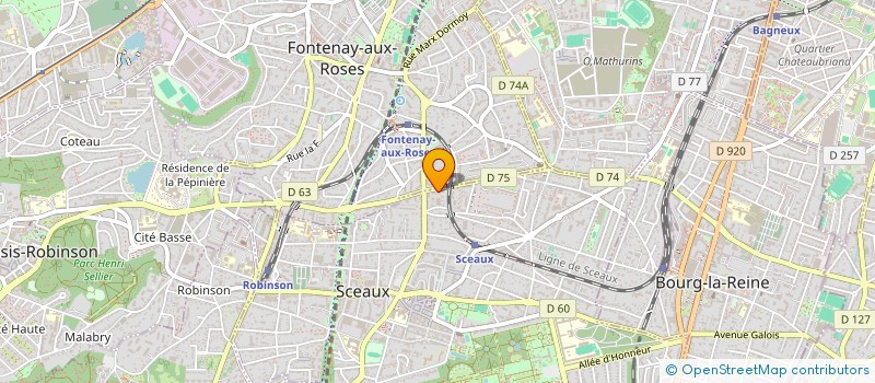 localisation de l'entreprise MADAME CHRISTINE LEJOLIVET à SCEAUX