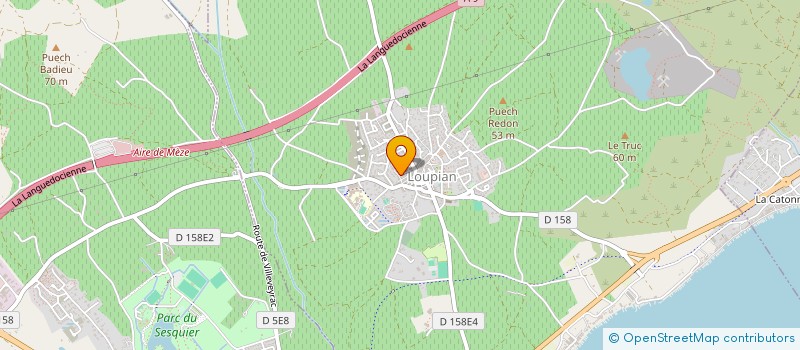 localisation de l'entreprise MADAME CHRISTINE LEKIEN  LOUPIAN