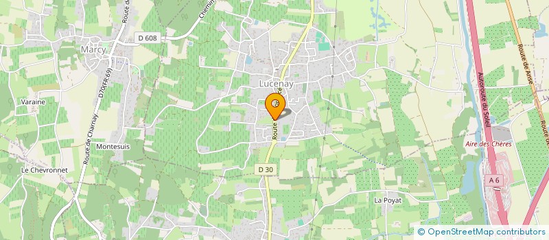 localisation de l'entreprise MADAME CHRISTINE LEMAIRE  LUCENAY