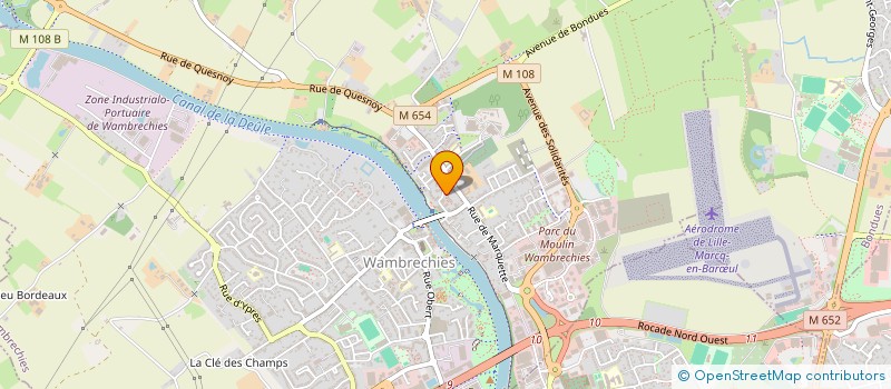 localisation de l'entreprise MADAME CHRISTINE LEMAIRE à WAMBRECHIES