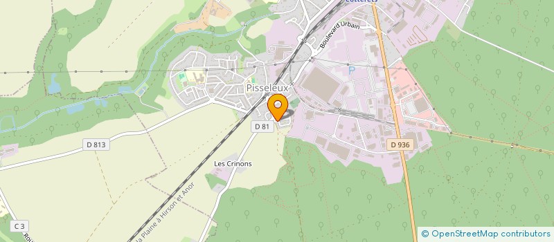 localisation de l'entreprise MADAME CHRISTINE LEMAIRE  VILLERS-COTTERETS