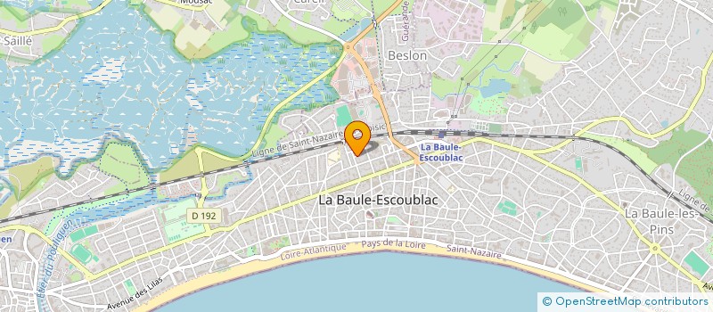localisation de l'entreprise MADAME CHRISTINE LEMARIE à LA BAULE-ESCOUBLAC
