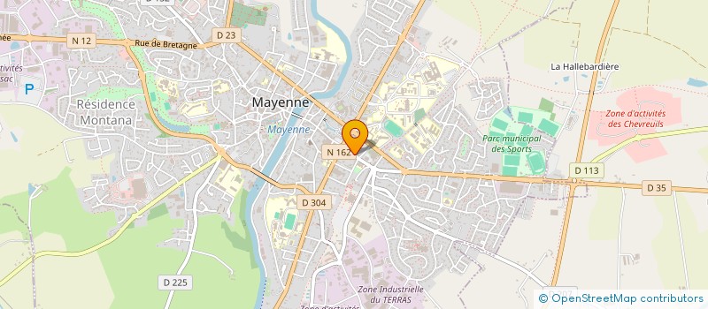 localisation de l'entreprise MADAME CHRISTINE LEMONNIER  MAYENNE