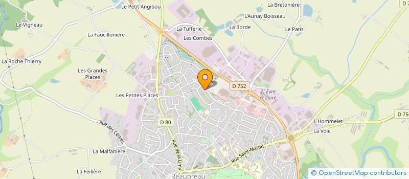localisation de l'entreprise MADAME CHRISTINE LEMONNIER à BEAUPREAU-EN-MAUGES
