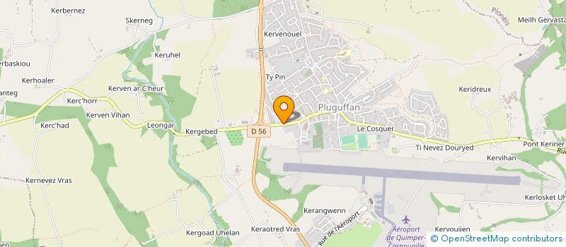 localisation de l'entreprise MADAME CHRISTINE LEMONNIER à PLUGUFFAN
