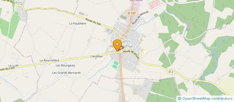 localisation de l'entreprise MADAME CHRISTINE LENAIN à SAINT-GENIS-DE-SAINTONGE