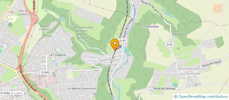 localisation de l'entreprise MADAME CHRISTINE LEPRETRE  SAINT-MARTIN-DU-VIVIER