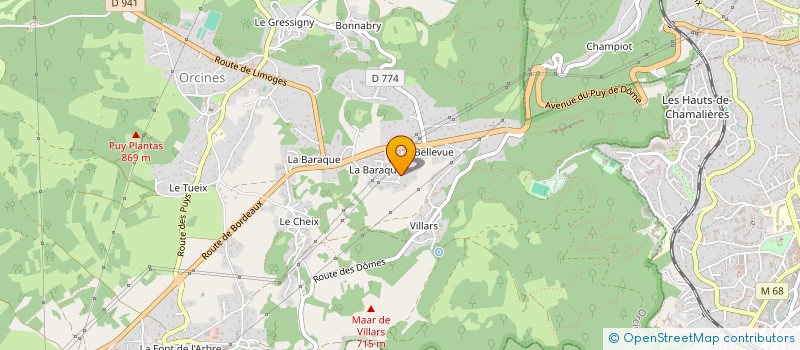 localisation de l'entreprise MADAME CHRISTINE LEPVRIER à ORCINES