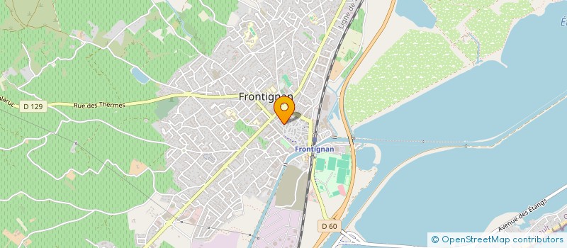 localisation de l'entreprise MADAME CHRISTINE LEQUIPPE à FRONTIGNAN