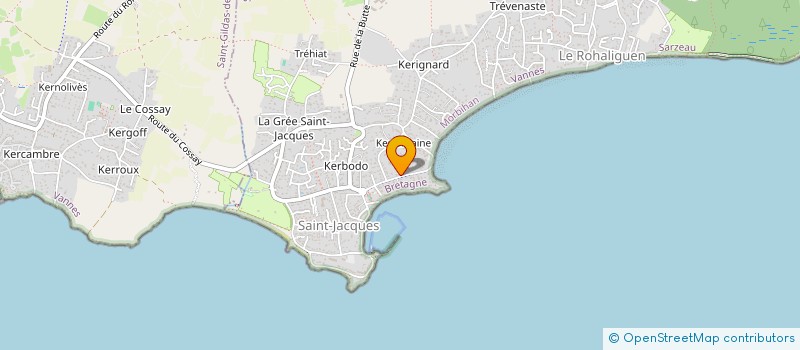 localisation de l'entreprise MADAME CHRISTINE LERAY  SARZEAU