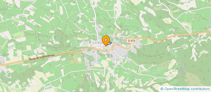 localisation de l'entreprise MADAME CHRISTINE LEROI  LA BASTIDONNE