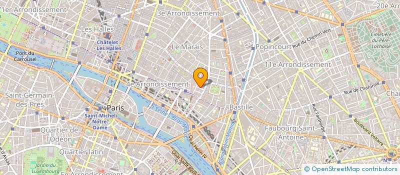 localisation de l'entreprise MADAME CHRISTINE LEROUX  PARIS