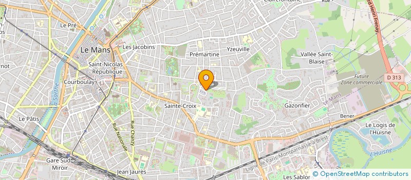 localisation de l'entreprise MADAME CHRISTINE LESUEUR à LE MANS