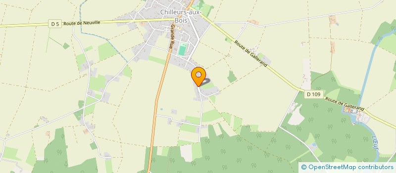 localisation de l'entreprise MADAME CHRISTINE LEZAIRE à CHILLEURS-AUX-BOIS
